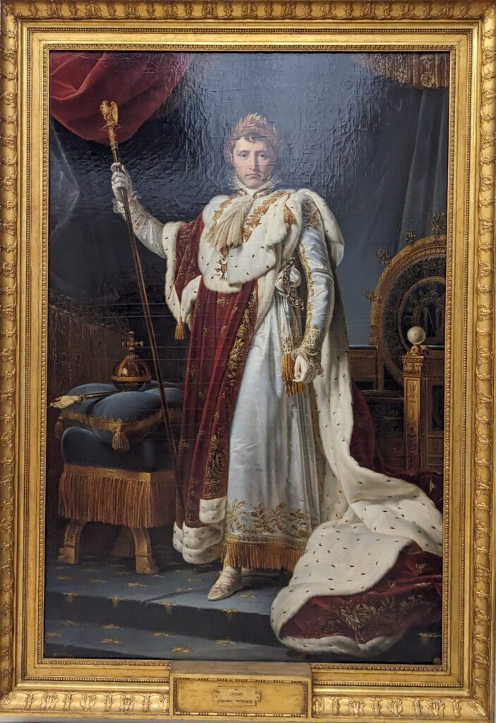 Portrait of Napoleon Bonaparte from the workshop of Fancois Gerard