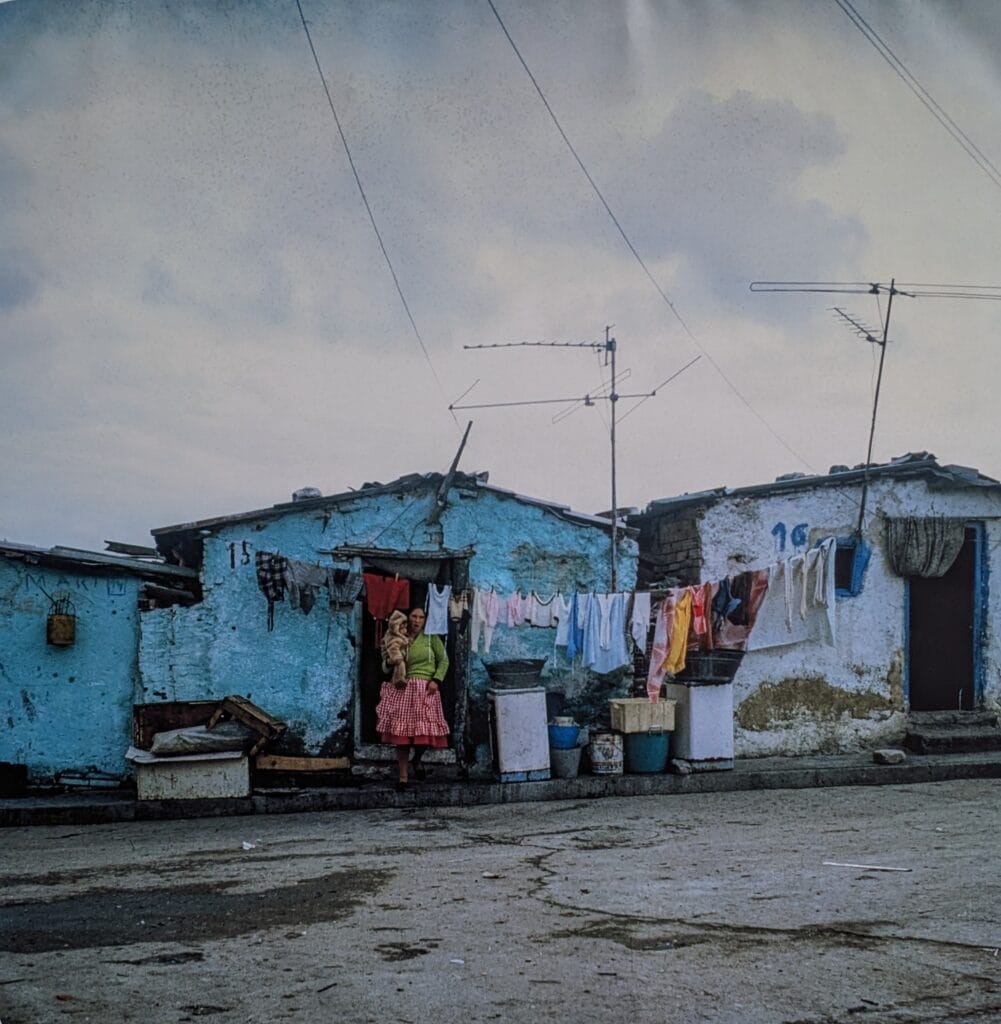 Vallecas chabola in 1970s Madrid