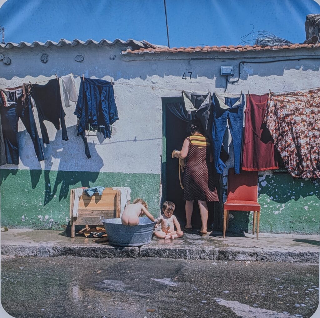 Shanty town in Vallecas in 1970s Madrid