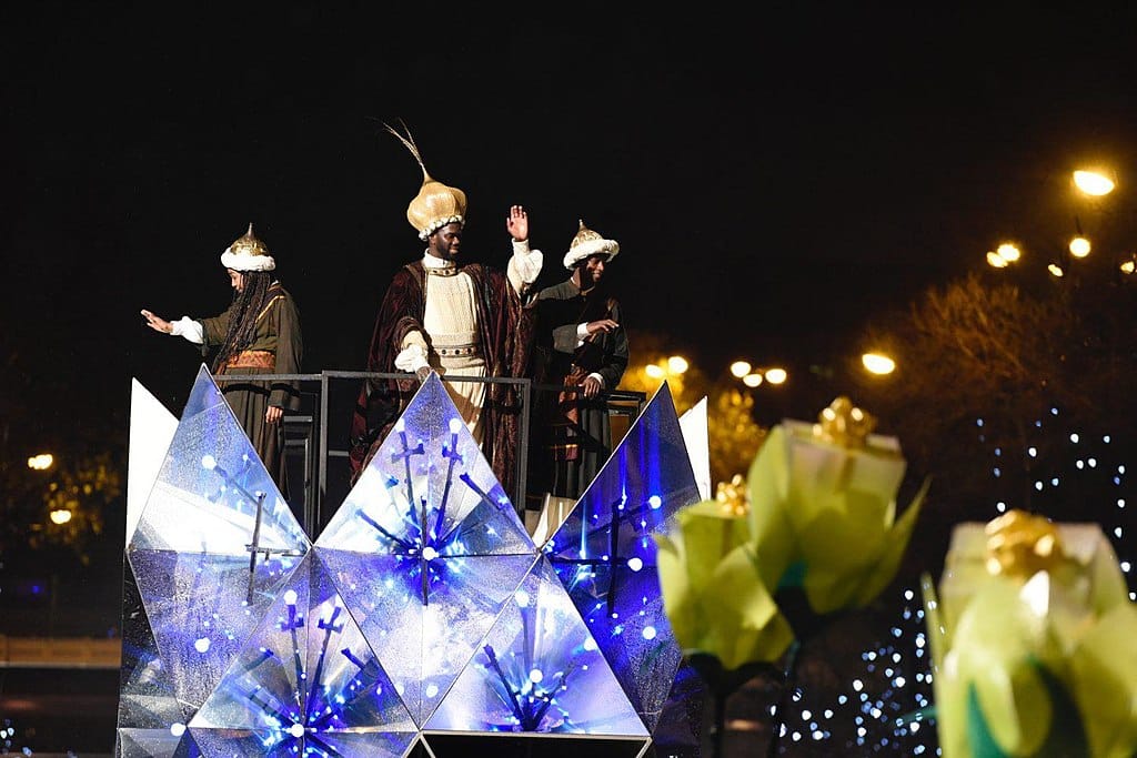 Modern day cabalgata in Madrid 2018