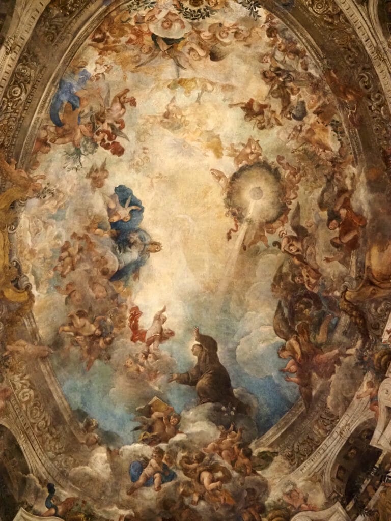The ceiling of San Antonio de los Alemanes, Madrid's sistine chapel