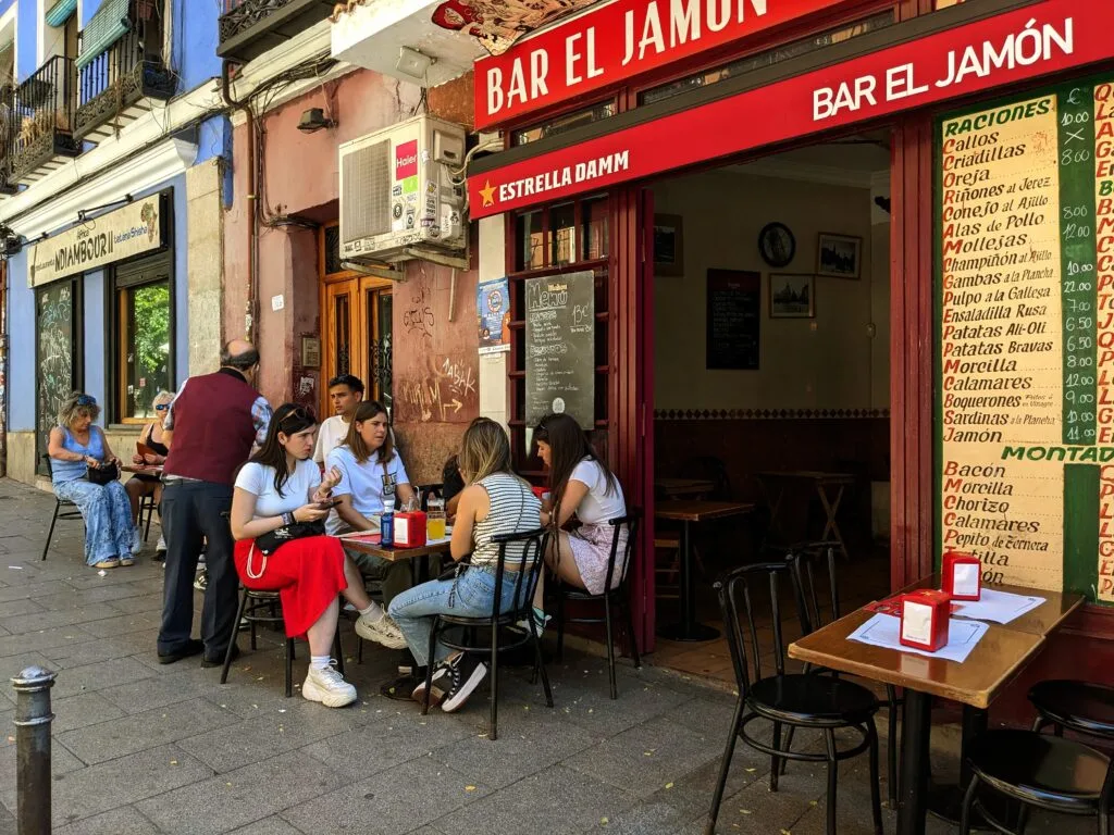 Mealtimes in Madrid