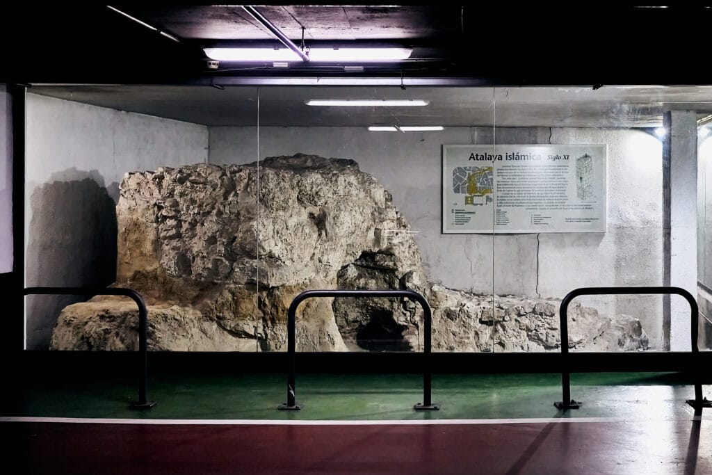 11th century watchtower sits in an underground car park