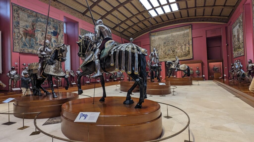 Top floor of Madrid's royal armoury