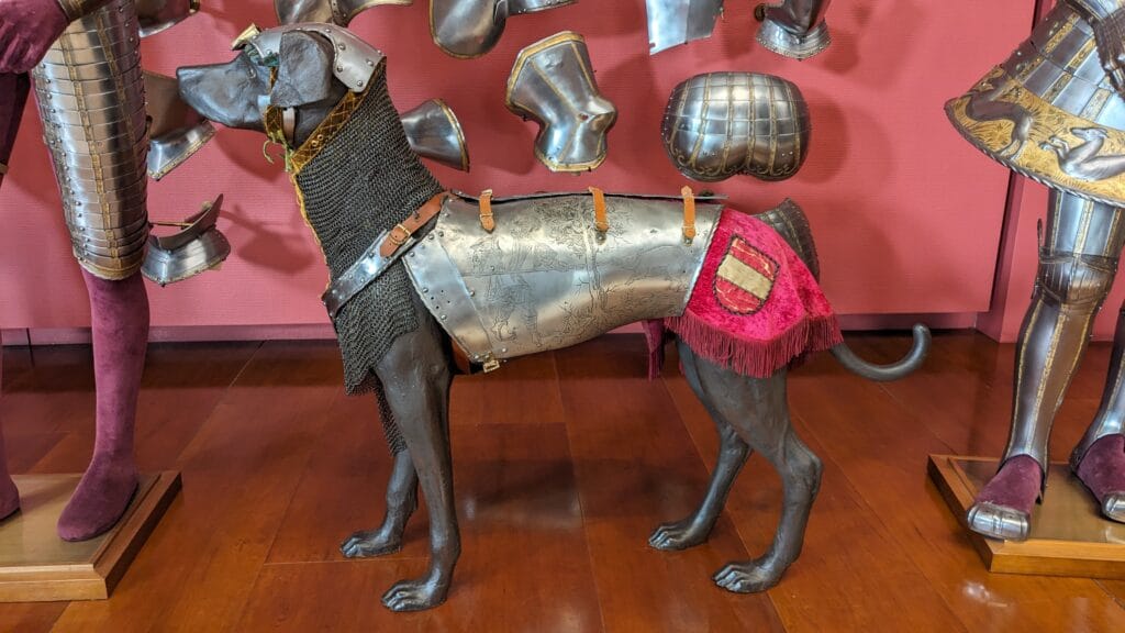 Carlos I's dog's armour